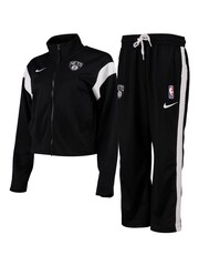 Nike Black Fanatics Womens Brooklyn Nets Nike Courtside Tracksuit Womens - Image 1 of 5