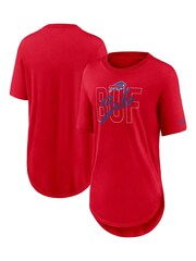 Nike Red NFL Fanatics Womens Buffalo Bills Weekend City Love T-Shirt Womens - Image 1 of 3