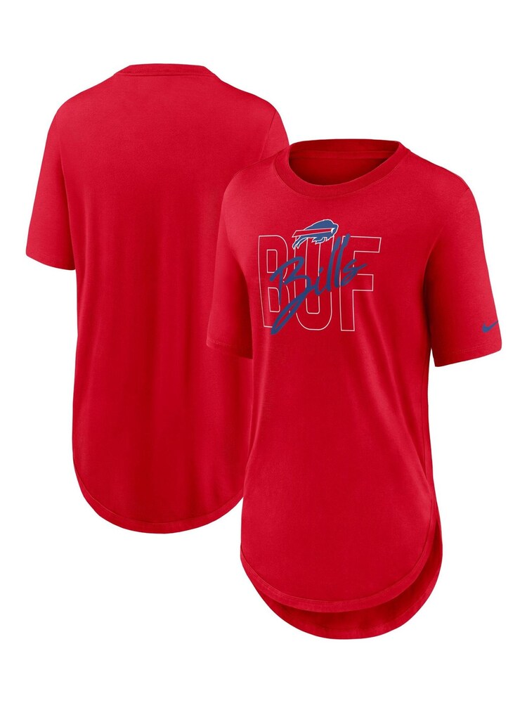 Nike Red NFL Fanatics Womens Buffalo Bills Weekend City Love T-Shirt Womens - Image 1 of 3
