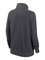 Nike Grey NFL Fanatics Womens Las Vegas Raiders Dri Fit Half Zip Hoodie Womens - Image 2 of 3