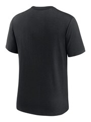 Nike Black NFL Fanatics Las Vegas Raiders Historic Tri-Blend T-Shirt - Image 2 of 3