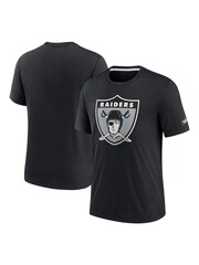 Nike Black NFL Fanatics Las Vegas Raiders Historic Tri-Blend T-Shirt - Image 3 of 3