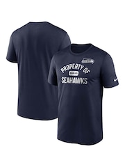 Nike Blue NFL Fanatics Seattle Seahawks Property of T-Shirt - Image 3 of 3