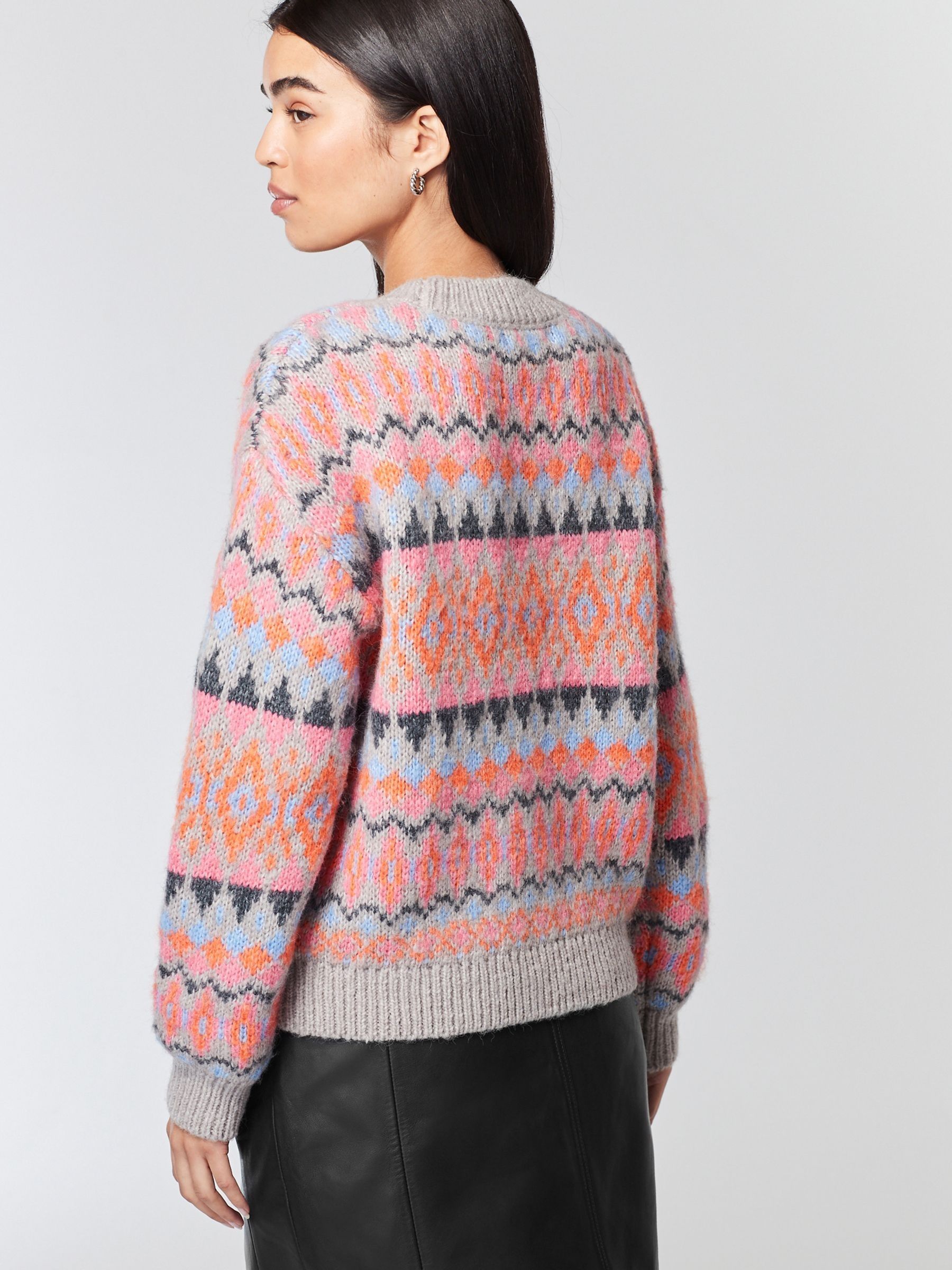Buy Bright Pink Christmas Jumper from Next Luxembourg