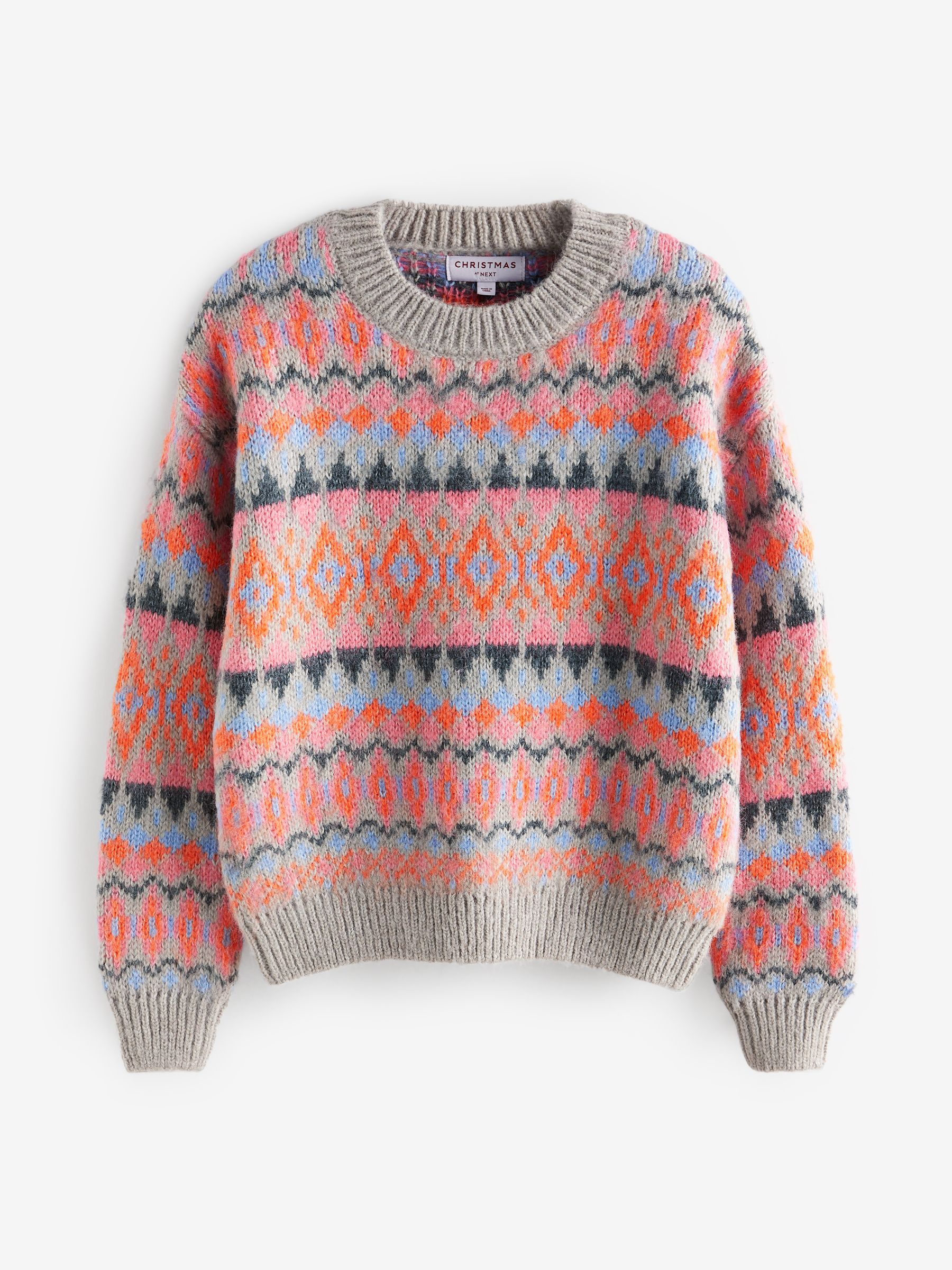 Next pink christmas jumper shop