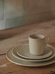 Dutch Rose Cream Set of 4 Dinner Plates Set of 4 Side Plates - Image 1 of 2