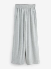 Polo Ralph Lauren Grey Polo Essentials Long Sleeve Notch Top & Pant Set - Image 8 of 8