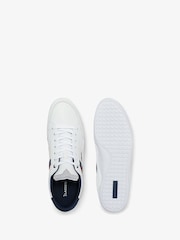 Lacoste Chaymon Turnschuhe mit Logo, Weiß/Blau - Bild 3 von 5