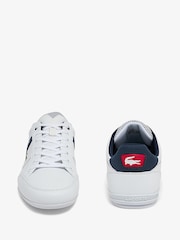 Lacoste Chaymon Turnschuhe mit Logo, Weiß/Blau - Bild 4 von 5