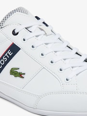 Lacoste Chaymon Turnschuhe mit Logo, Weiß/Blau - Bild 5 von 5