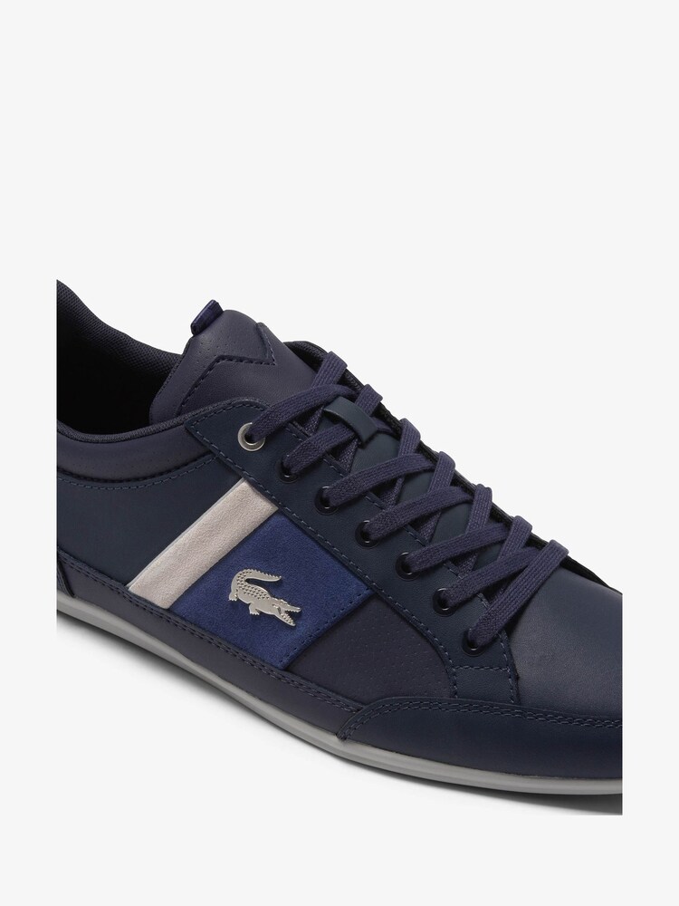 Lacoste Baskets Chaymon bleu marine - Image 4 of 4
