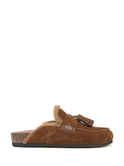 Sam Edelman Brown Astrid Cozy2 Regular Fit Mules - Image 1 of 7