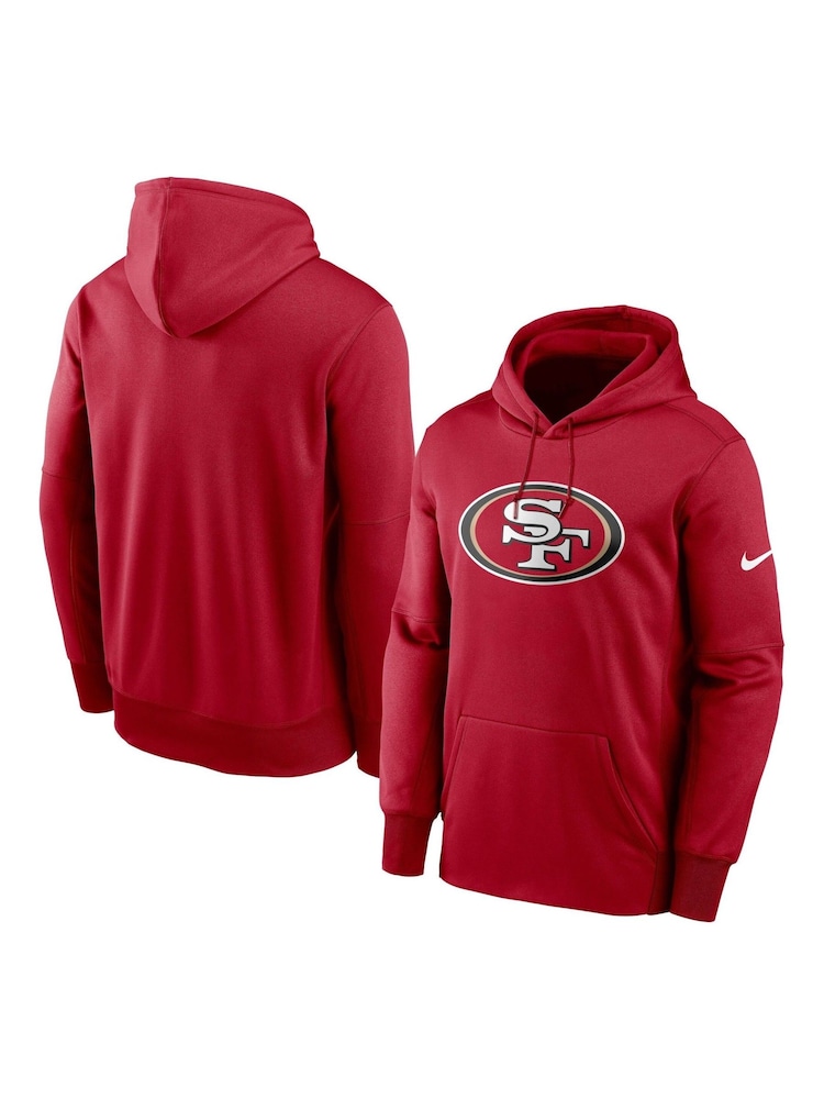 Nike Red Fanatics San Francisco 49ers Nike Prime Logo Therma Pullover Hoodie - Image 1 of 3