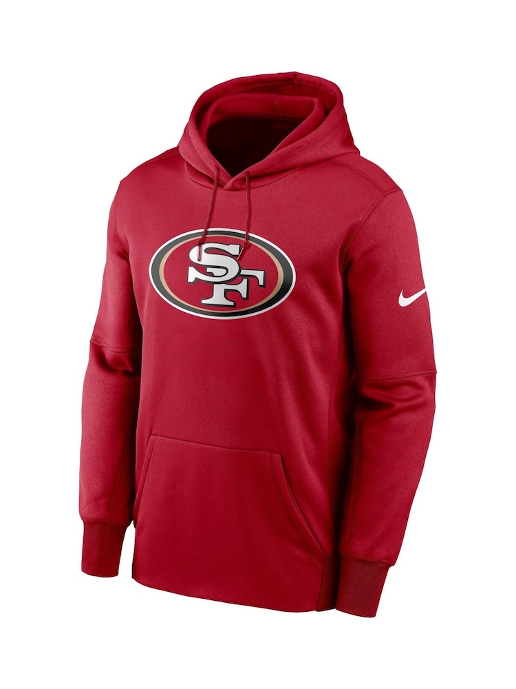 Nike Red Fanatics San Francisco 49ers Nike Prime Logo Therma Pullover Hoodie - Image 2 of 3