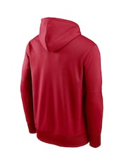 Nike Red Fanatics San Francisco 49ers Nike Prime Logo Therma Pullover Hoodie - Image 3 of 3