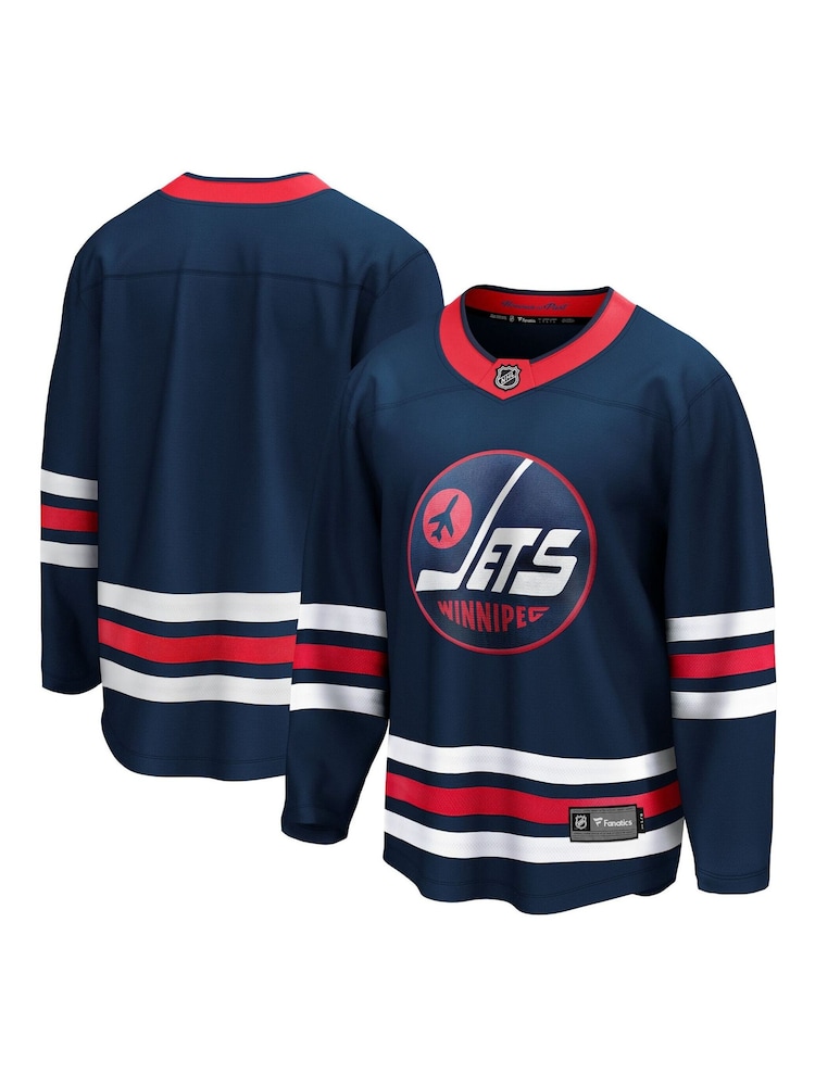 Fanatics Blue Winnipeg Jets Branded Alternate Breakaway Jersey - Image 1 of 3