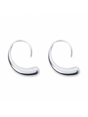 Jasper Conran London Ladies  Silver Tone Jewellery Hook Earrings - Image 1 of 4