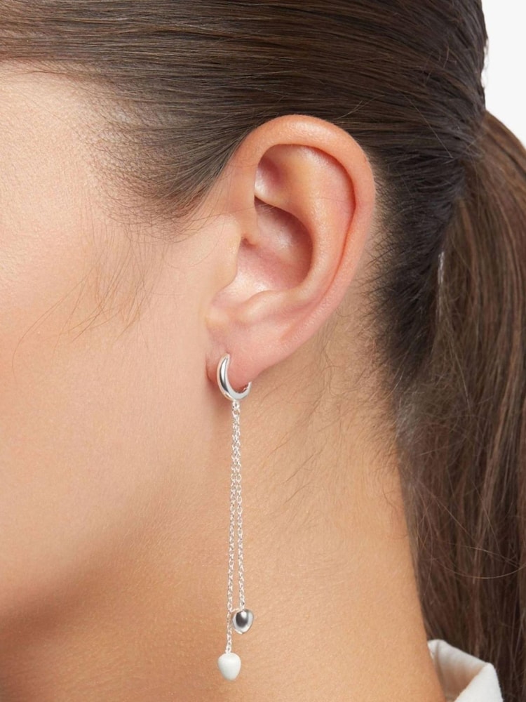 Jasper Conran London Ladies Silver Tone Jewellery Earrings - Image 4 of 4
