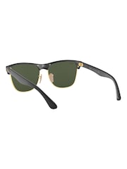 Ray-Ban Black & Gold Clubmaster Oversized Sunglasses - Image 11 of 14