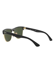Ray-Ban Black & Gold Clubmaster Oversized Sunglasses - Image 12 of 14