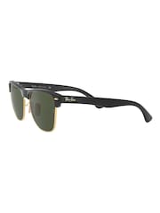 Ray-Ban Black & Gold Clubmaster Oversized Sunglasses - Image 14 of 14