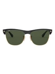 Ray-Ban Black & Gold Clubmaster Oversized Sunglasses - Image 4 of 14