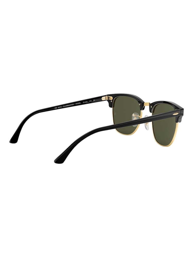 Sort og guldfarvet - Ray-Ban Clubmaster Solbriller - Image 12 of 15