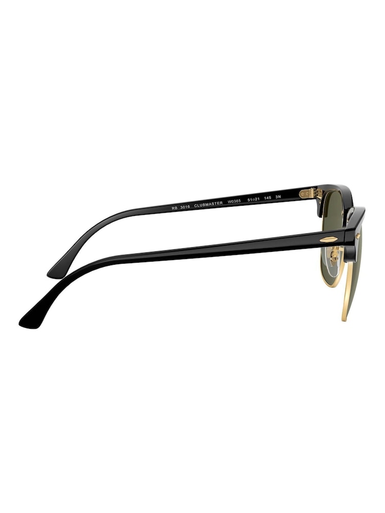Sort og guldfarvet - Ray-Ban Clubmaster Solbriller - Image 13 of 15