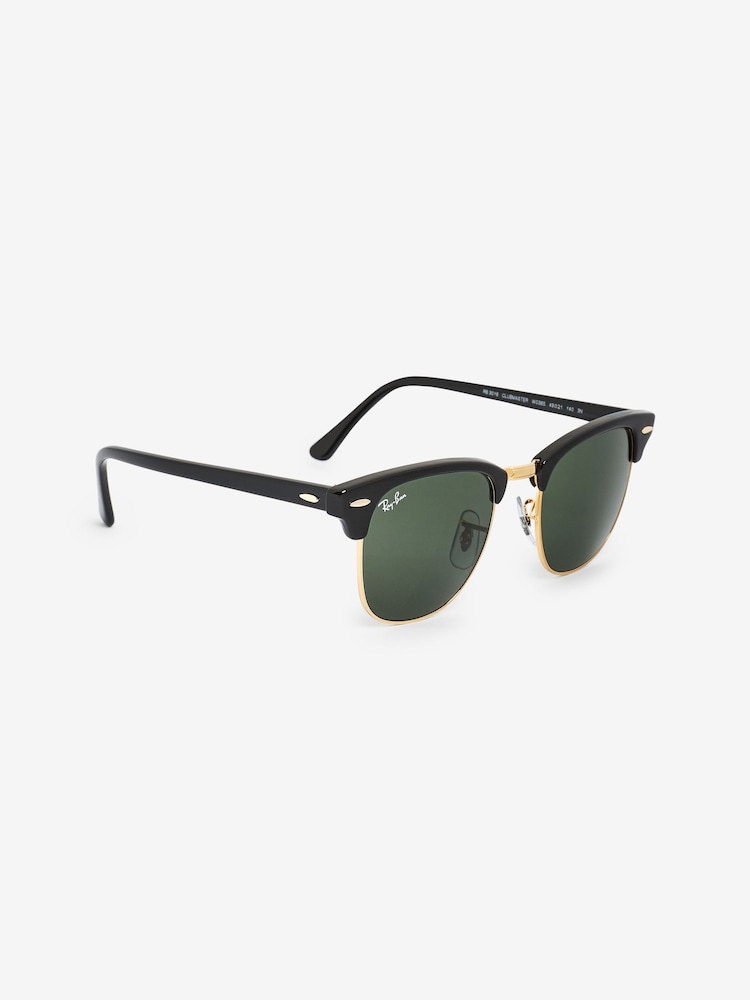 Sort og guldfarvet - Ray-Ban Clubmaster Solbriller - Image 3 of 15