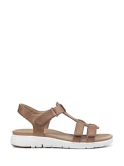 Hotter Tan Brown Strive Touch Fastening Sandals - Image 1 of 4