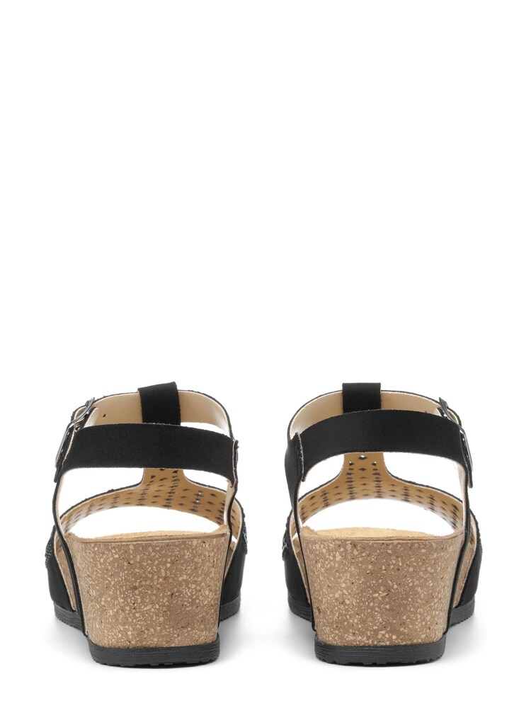 Hotter Melissa Buckle Regular Fit Sandals - Image 4 of 4