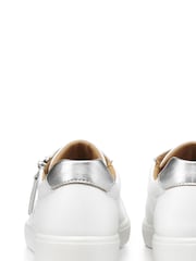Hotter White Extra Wide Fit Chase II Lace up / Zip Trainers - Image 4 of 4