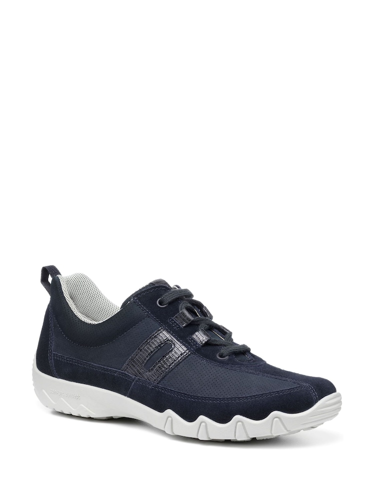 Hotter Blue Extra Wide Fit Leanne II Lace-Up Trainers - Image 2 of 4