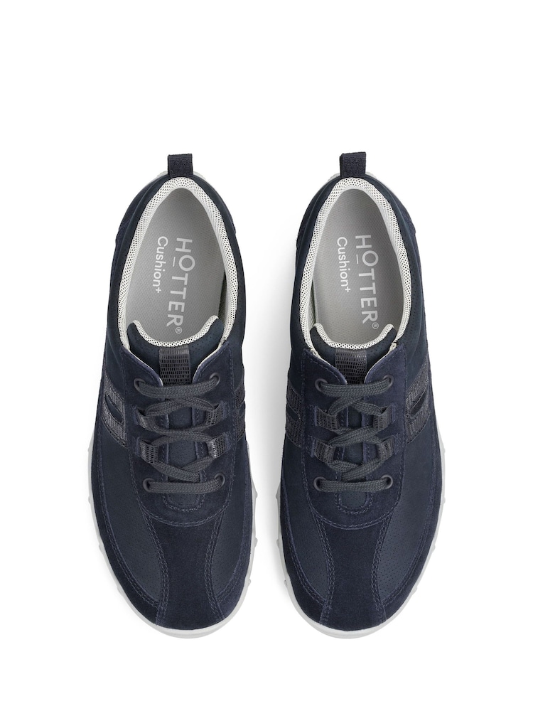 Hotter Blue Extra Wide Fit Leanne II Lace-Up Trainers - Image 4 of 4