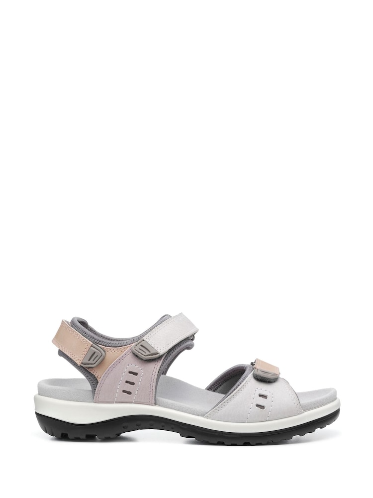 Hotter Pink Hotter Walk II Touch Fastening X Wide Sandals - Image 1 of 4