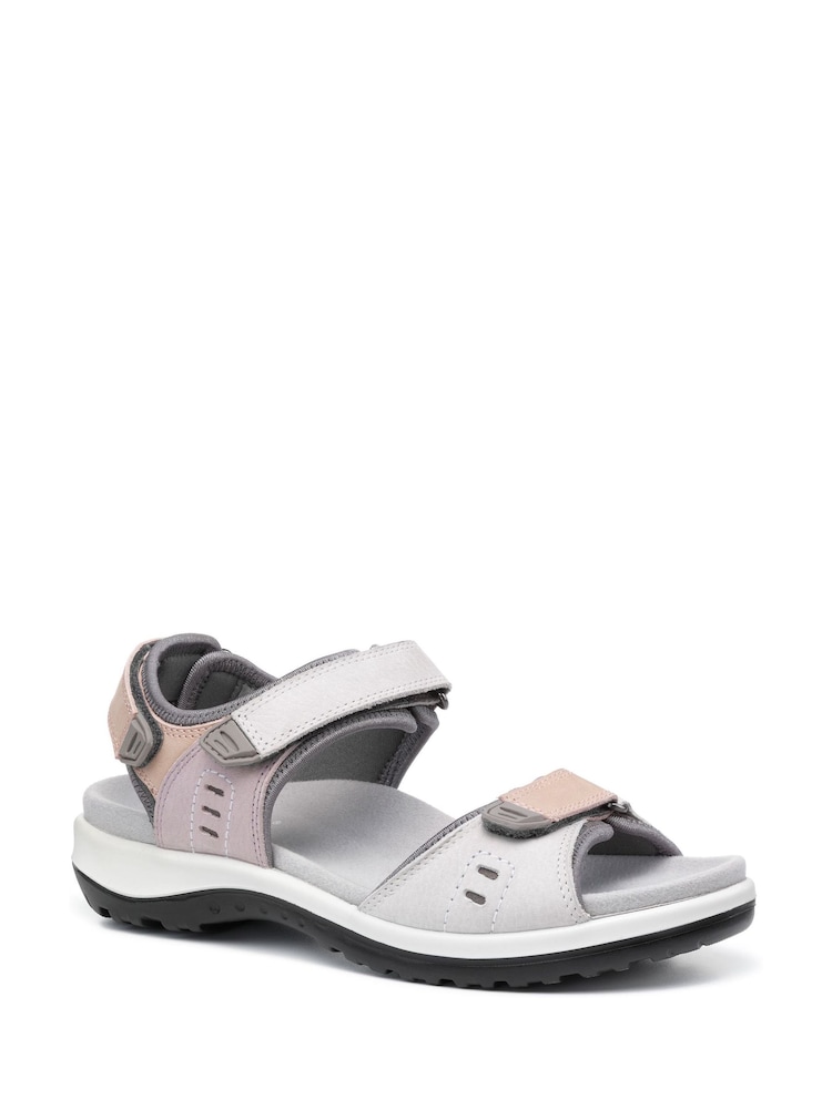 Hotter Pink Hotter Walk II Touch Fastening X Wide Sandals - Image 2 of 4