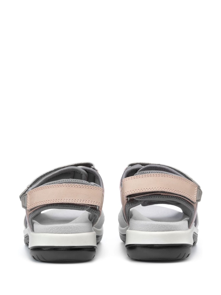 Hotter Pink Hotter Walk II Touch Fastening X Wide Sandals - Image 3 of 4
