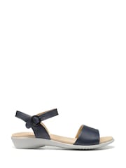 Hotter Blue Hotter Tropic Buckle Wide Fit Metallic Sandals - Image 1 of 4