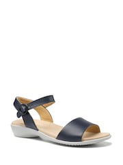 Hotter Blue Hotter Tropic Buckle Wide Fit Metallic Sandals - Image 2 of 4