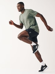 Dark Blue Short Sleeve Tee Active Mesh Training T-Shirt - Image 5 of 11