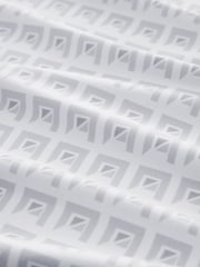 White Grey Print Golf Polo Shirt - Image 7 of 7