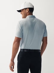 Grey Golf & Active Texture Polo Shirt - Image 4 of 7