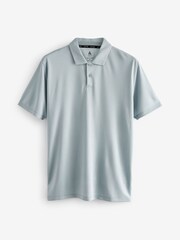 Grey Golf & Active Texture Polo Shirt - Image 5 of 7