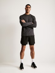 Black 2-In-1 Training Shorts - Image 2 of 11
