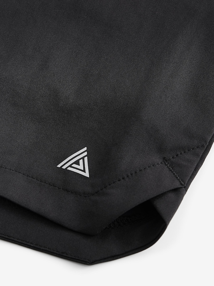 Black Training Shorts With Liner - Image 12 of 12 Black Training Shorts With Liner - Image 12 of 12