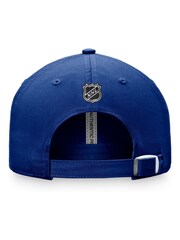 Fanatics Vancouver Canucks Branded Blue Authentic Pro Game & Train Unstructured Adjustable 100% Cotton Cap - Image 4 of 4
