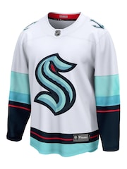 Fanatics Seattle Kraken Fanatics White Branded Away Breakaway Jersey - Image 1 of 3