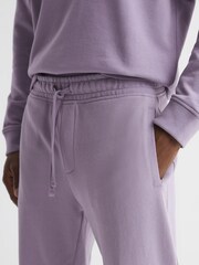 Reiss Lilac Ali Garment Dye Joggers - Image 4 of 6