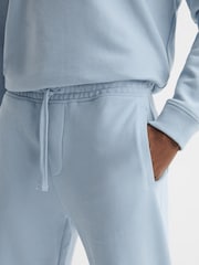 Reiss Ice Blue Ali Garment Dye Joggers - Image 4 of 6