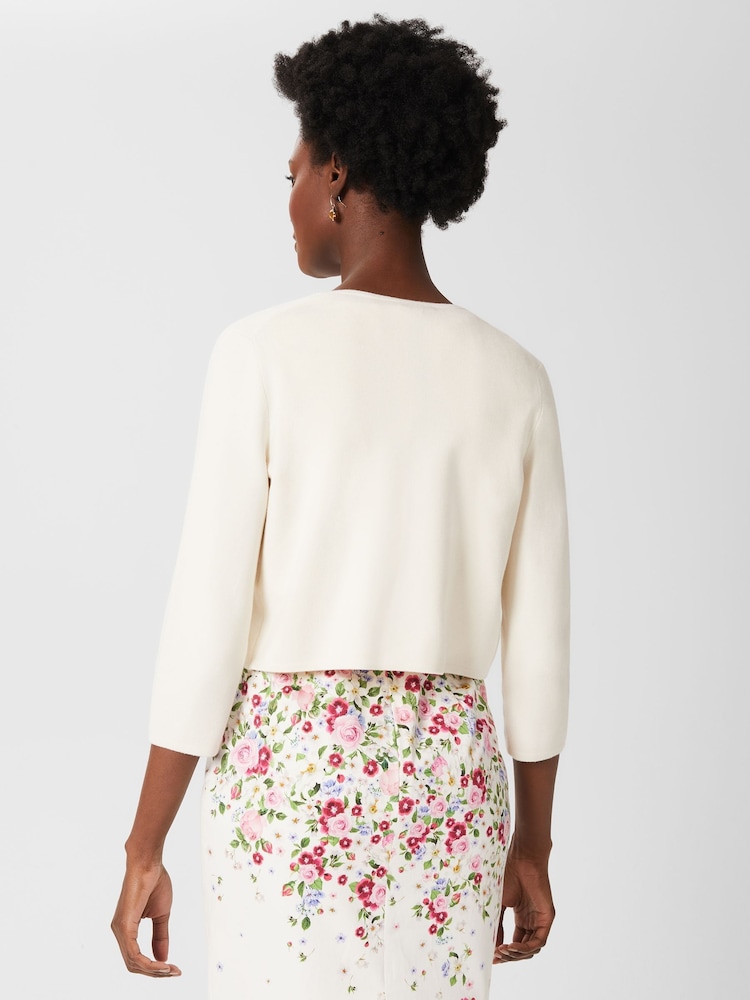 Hobbs Cream Ella Cardigan - Image 2 of 8